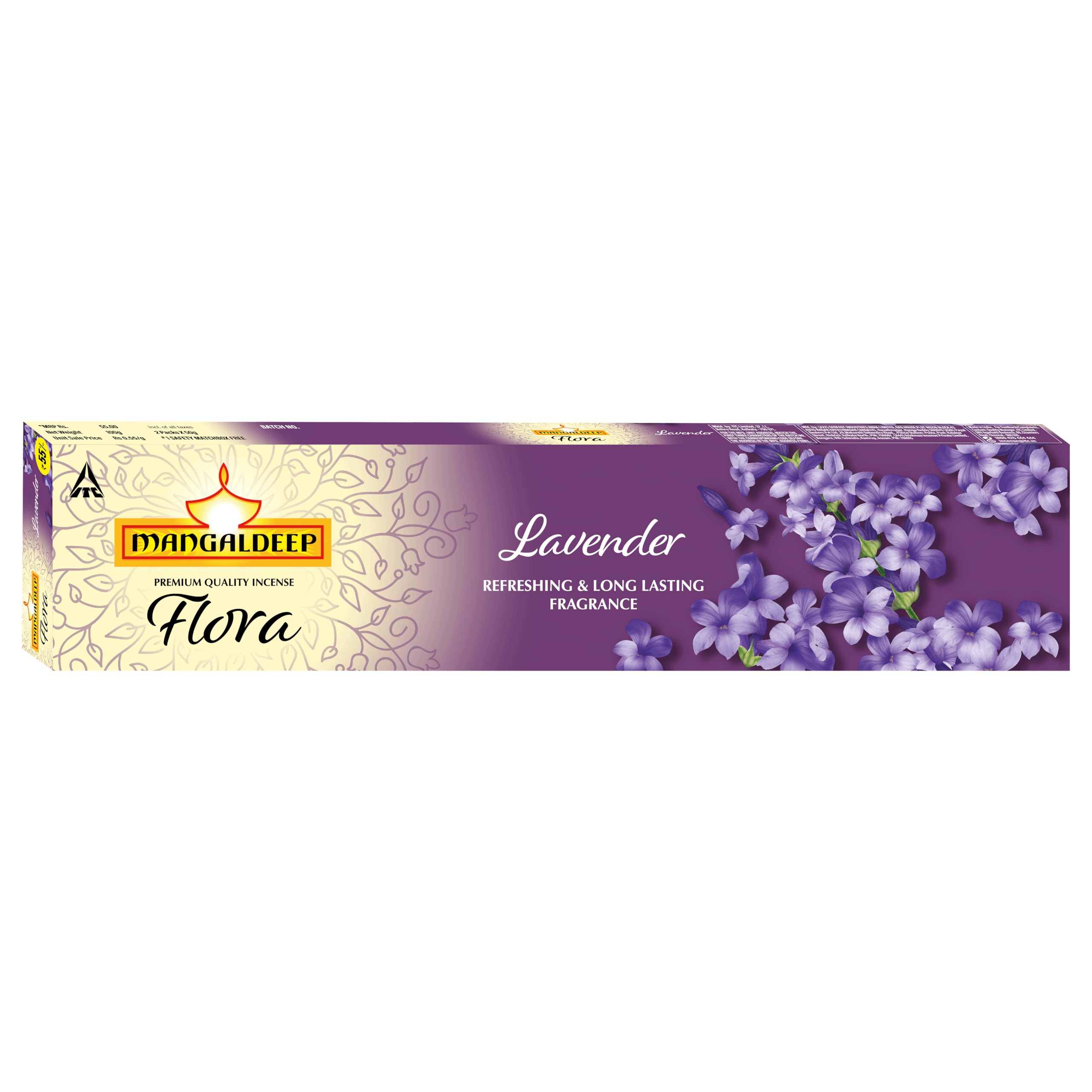 MANGALDEEP FLORA LAVENDER AGARBATTI 10/